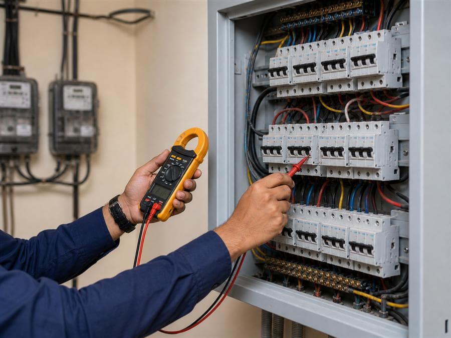 MCB ELCB आणि electrical panel तपासणी सेवा