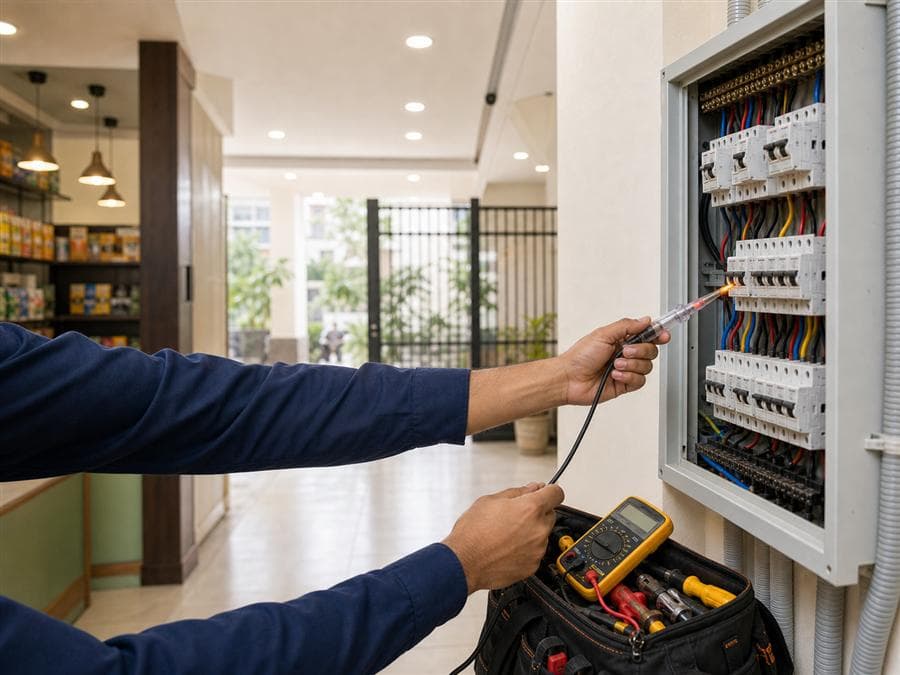 दुकान ऑफिस आणि सोसायटी electrical maintenance service
